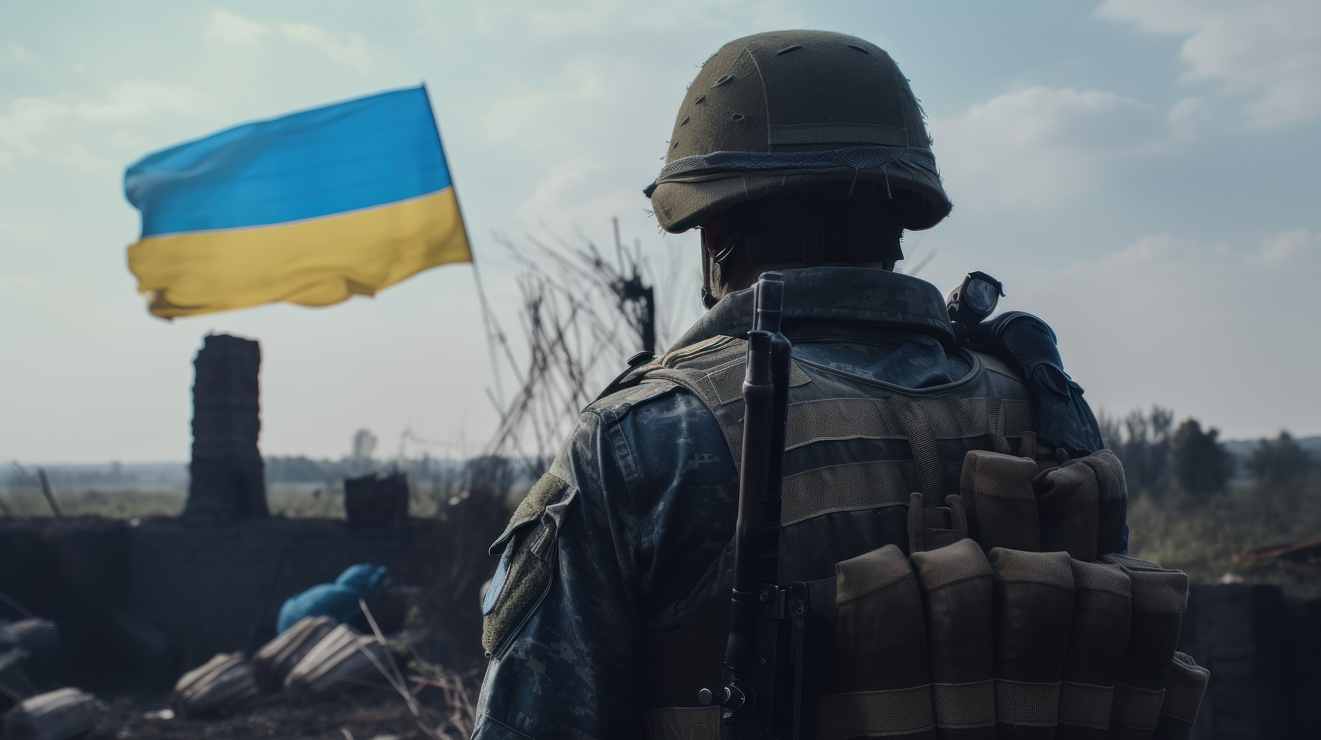 Ukrainian soldier