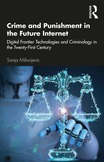 Digital futuristic image on a book cover