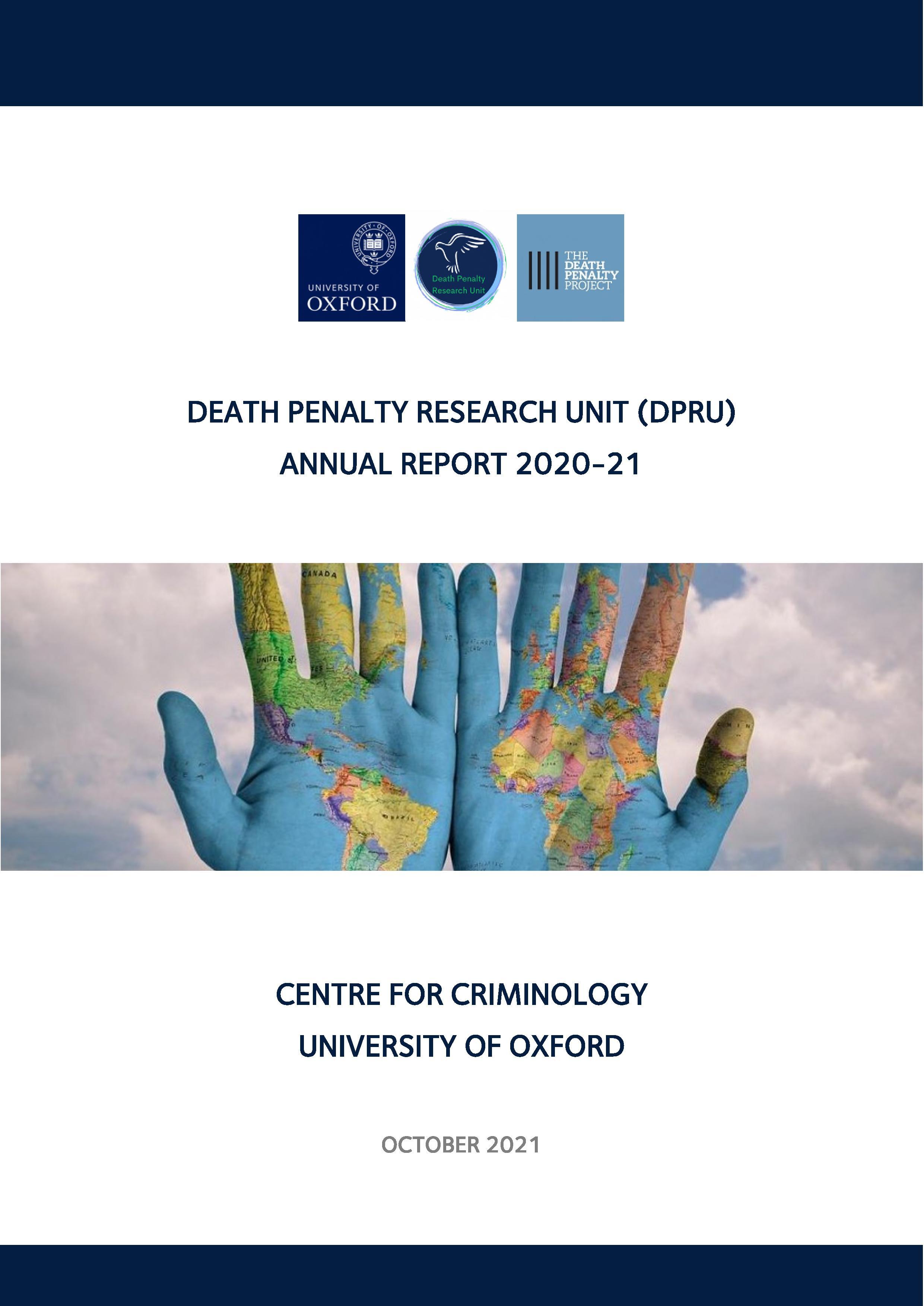 The cover of the DPRU Annual Report 2020-21