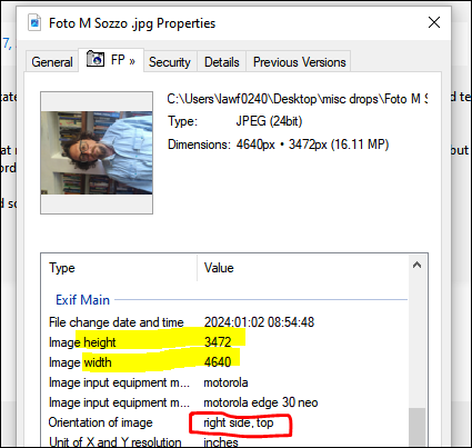 screenshot of an image's file info