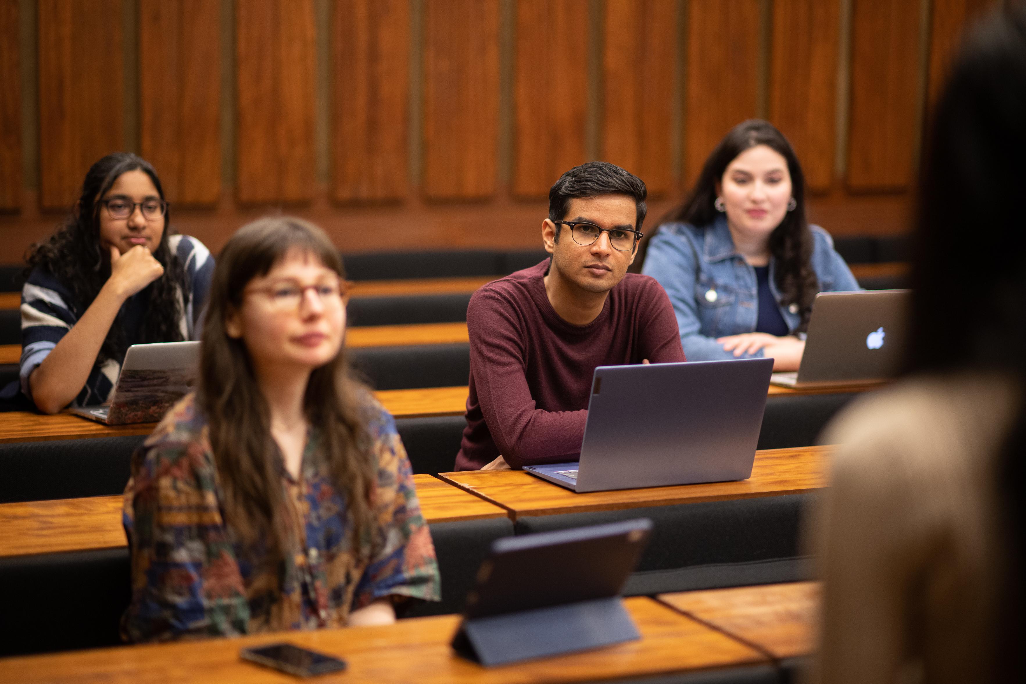 Students in a classroom